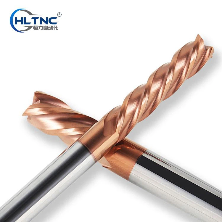 4 بانسری Hrc65 کاربائیڈ اینڈ مل